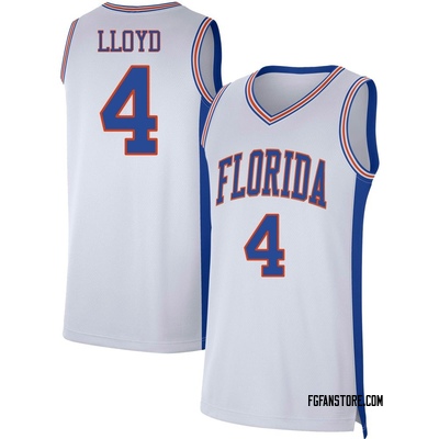 Men's Alex Lloyd Florida Gators Replica Basketball Jersey - White
