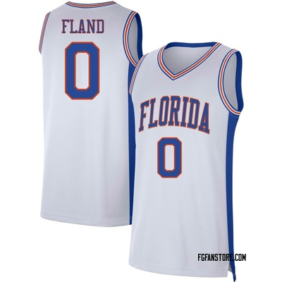 Men's Boogie Fland Florida Gators Replica Basketball Jersey - White