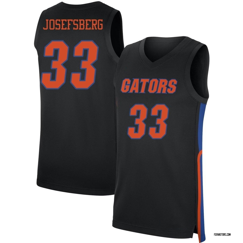 Men's Cooper Josefsberg Florida Gators Replica Basketball Jersey - Black