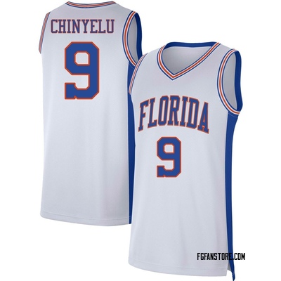 Men's Rueben Chinyelu Florida Gators Replica Basketball Jersey - White
