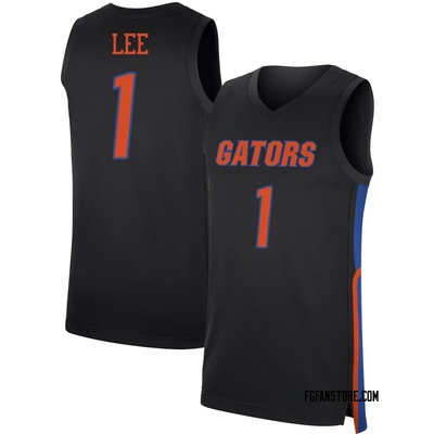Men's Xaivian Lee Florida Gators Replica Basketball Jersey - Black