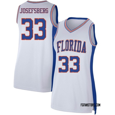 Women's Cooper Josefsberg Florida Gators Replica Basketball Jersey - White