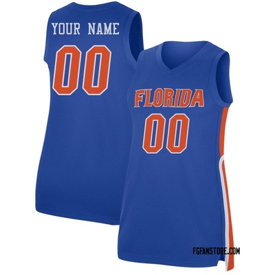 Women's Custom Florida Gators Replica Basketball Jersey - Royal