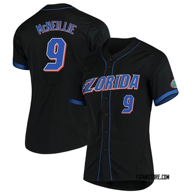 Women's Luke McNeillie Florida Gators Replica Vapor Untouchable Full-Button Baseball Jersey - Black