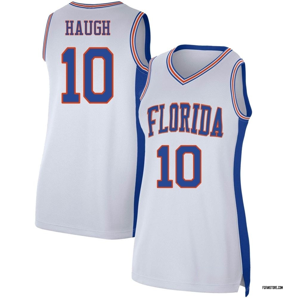 Women's Thomas Haugh Florida Gators Replica Basketball Jersey - White