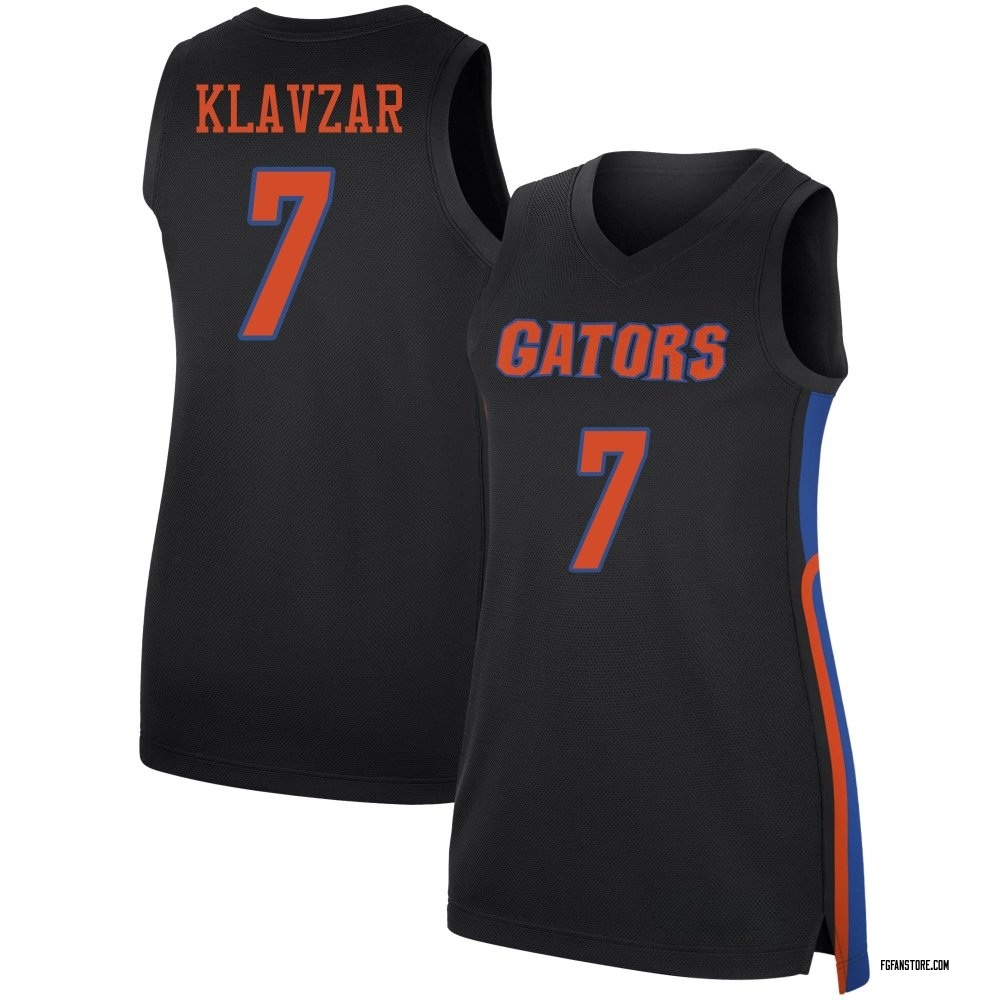 Women's Urban Klavzar Florida Gators Replica Basketball Jersey - Black