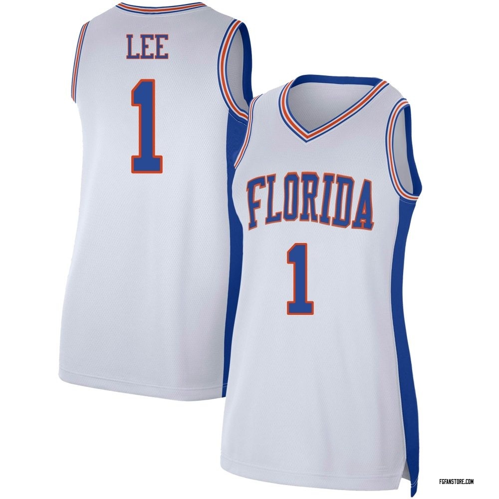 Women's Xaivian Lee Florida Gators Replica Basketball Jersey - White