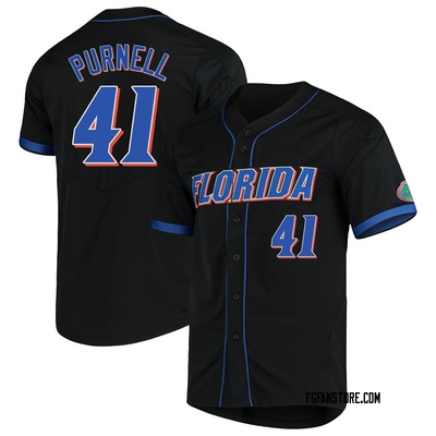 Youth Blake Purnell Florida Gators Replica Vapor Untouchable Full-Button Baseball Jersey - Black