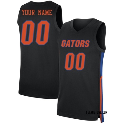 Youth Custom Florida Gators Replica Basketball Jersey - Black