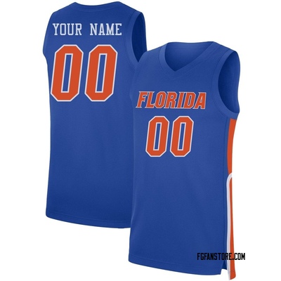 Youth Custom Florida Gators Replica Basketball Jersey - Royal