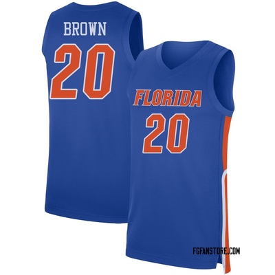 Youth Isaiah Brown Florida Gators Replica Royal Basketball Jersey - Brown
