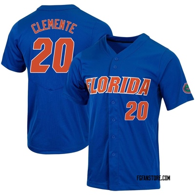 Youth Jake Clemente Florida Gators Replica Full-Button Baseball Jersey - Royal