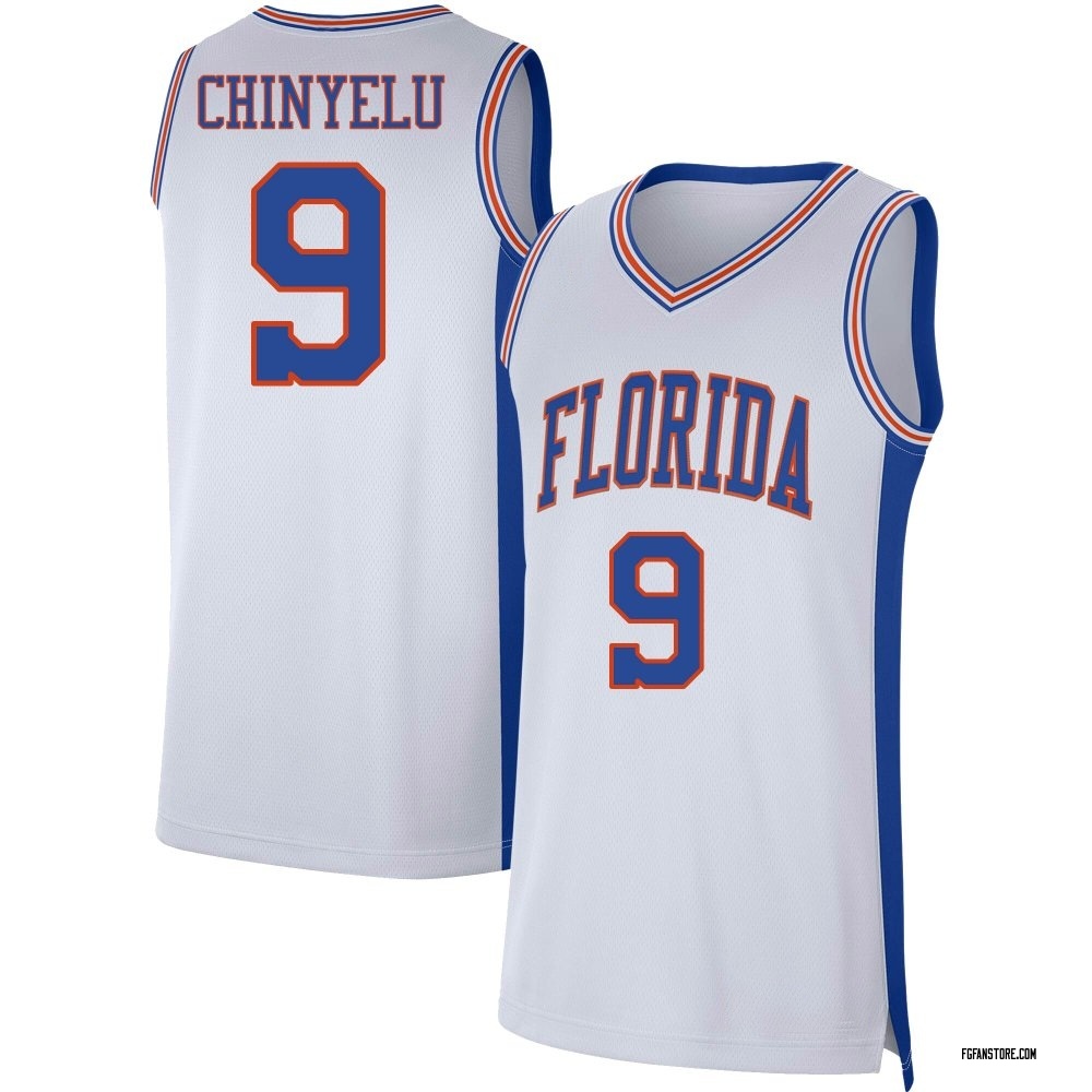 Youth Rueben Chinyelu Florida Gators Replica Basketball Jersey - White