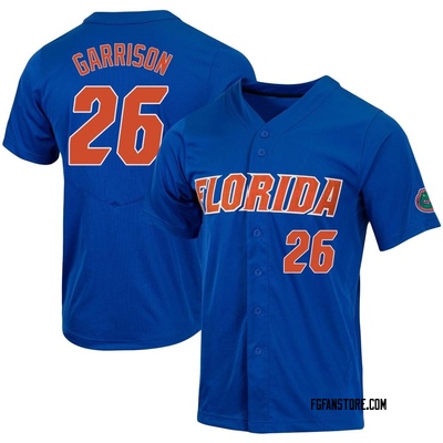 Youth Tanner Garrison Florida Gators Replica Full-Button Baseball Jersey - Royal