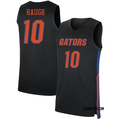 Youth Thomas Haugh Florida Gators Replica Basketball Jersey - Black