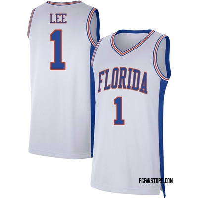 Youth Xaivian Lee Florida Gators Replica Basketball Jersey - White